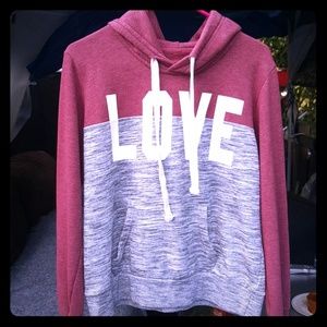 "Love" pullover